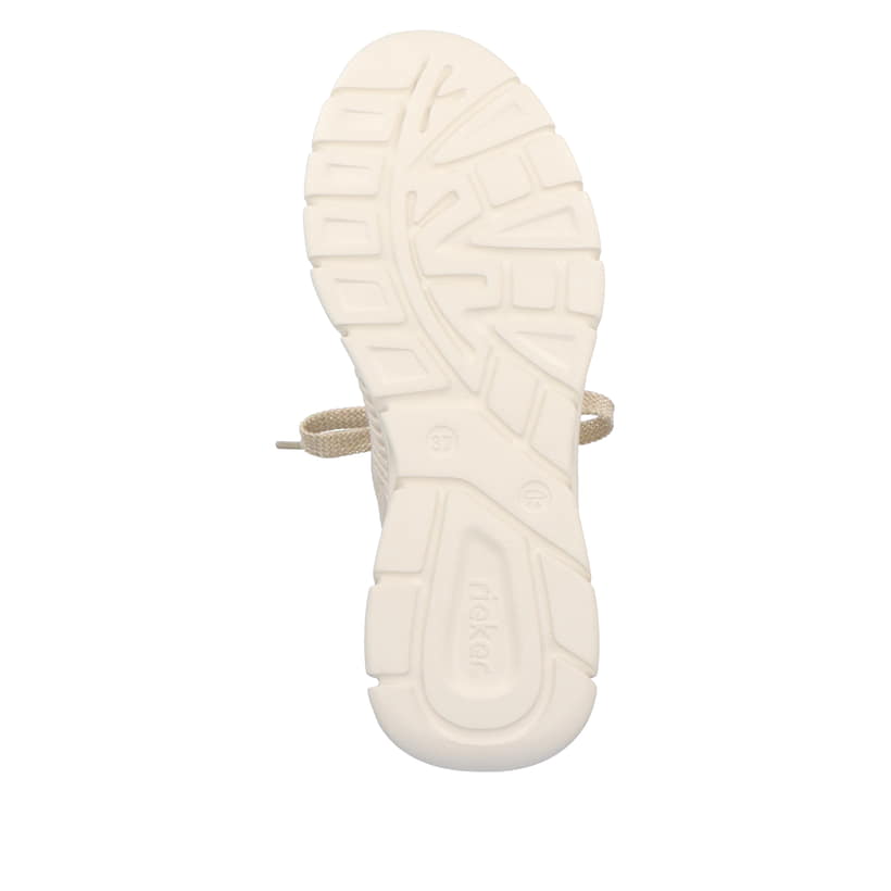 Rieker Artikelnummer 54022-80 Rieker Damen Sneaker Low hellbeige Günstiger Verkauf