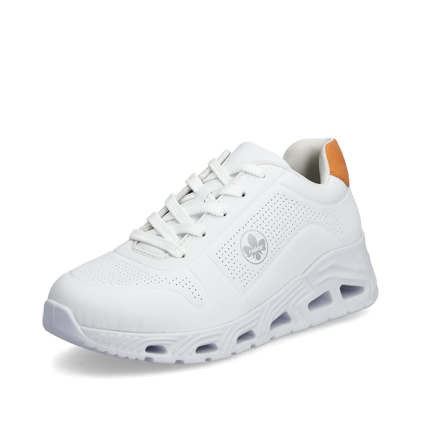 Rieker Artikelnummer N5202-80 Rieker Damen Sneaker Low brilliantweiss Fabrikverkauf