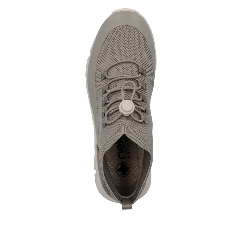 Rieker Artikelnummer 48059-64 Rieker Damen Slipper beigegrau Kostenloser Versand