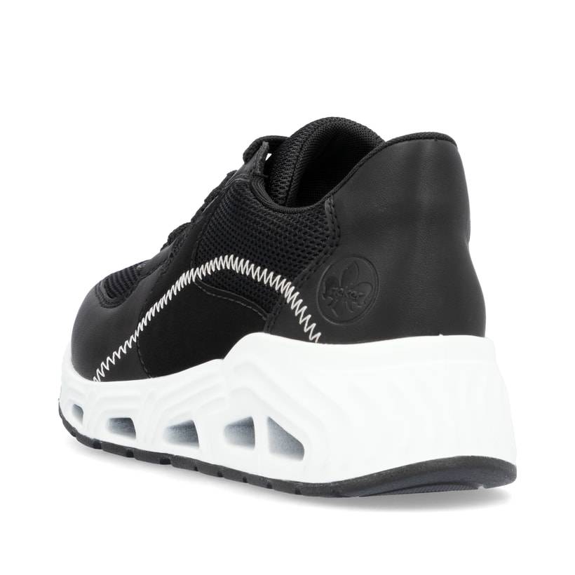 Rieker Artikelnummer N5240-00 Rieker Damen Sneaker Low nachtschwarz Limitierter Zeitrabatt