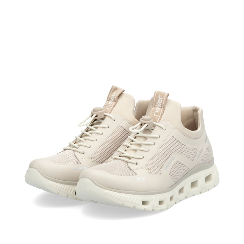 Rieker Artikelnummer M6064-60 Rieker Damen Slipper graubeige Fabrik Onlineshop