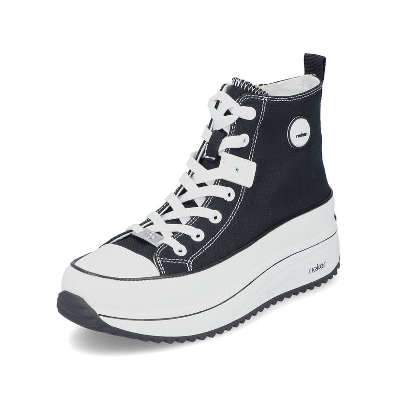 Rieker Artikelnummer 90010-00 Rieker Damen Sneaker High tiefschwarz Sonderangebot