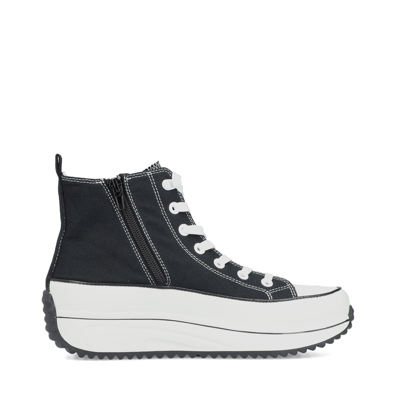 Rieker Artikelnummer 90010-00 Rieker Damen Sneaker High tiefschwarz Sonderangebot