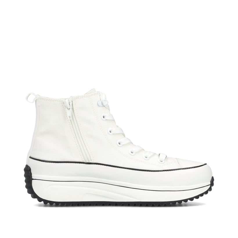 Rieker Artikelnummer 90012-80 Rieker Damen Sneaker High eisweiss Online Shopping