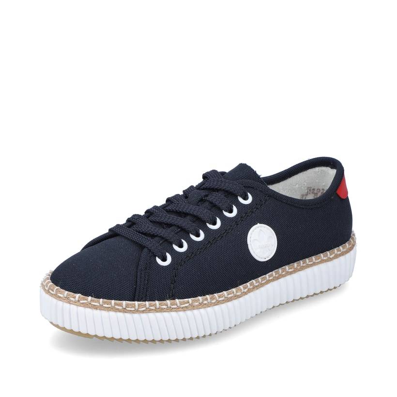 Rieker Artikelnummer M2926-14 Rieker Damen Sneaker Low stahlblau Exklusivangebot