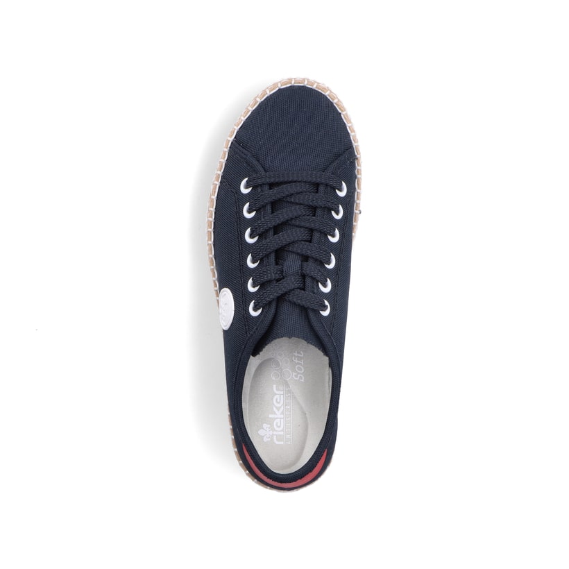 Rieker Artikelnummer M2926-14 Rieker Damen Sneaker Low stahlblau Exklusivangebot