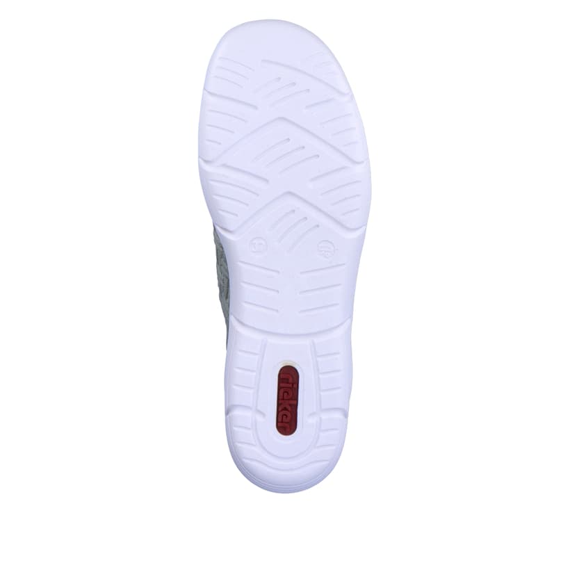 Rieker Artikelnummer L7463-52 Rieker Damen Slipper grüngrau Saisonschlussverkauf