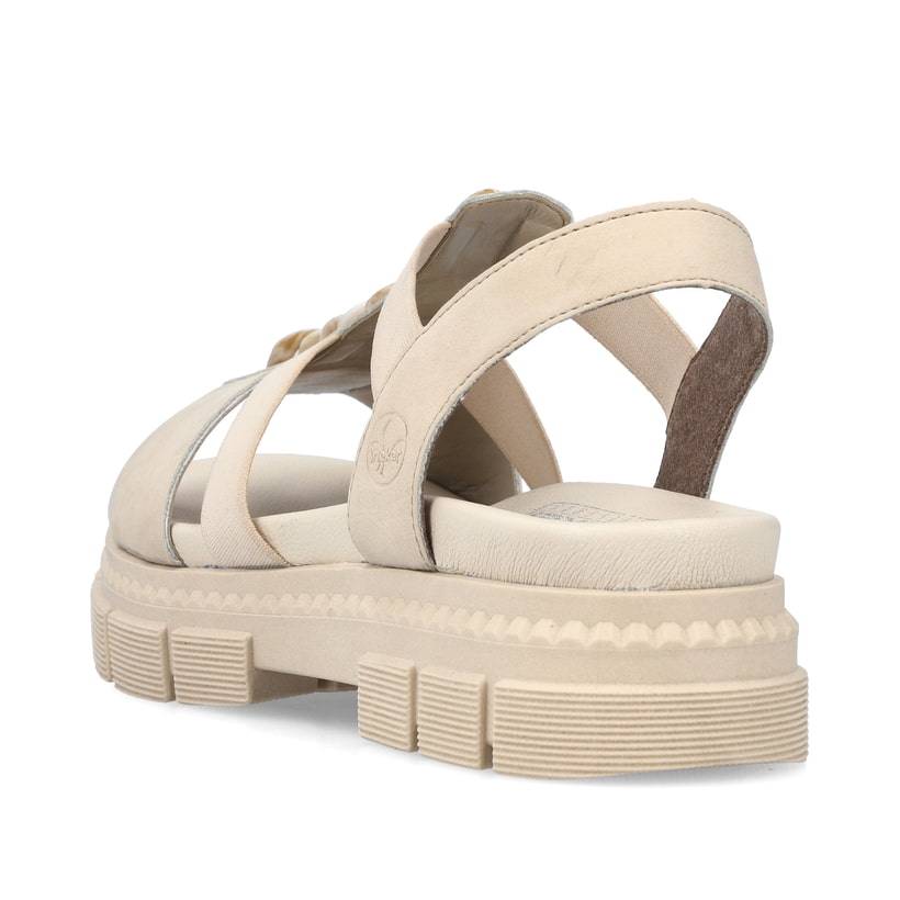 Rieker Artikelnummer V5350-60 Rieker Damen Riemchensandalen hellbeige Black Friday