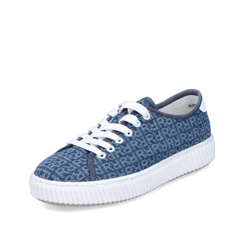 Rieker Artikelnummer M3926-14 Rieker Damen Sneaker Low schieferblau Cyber Monday
