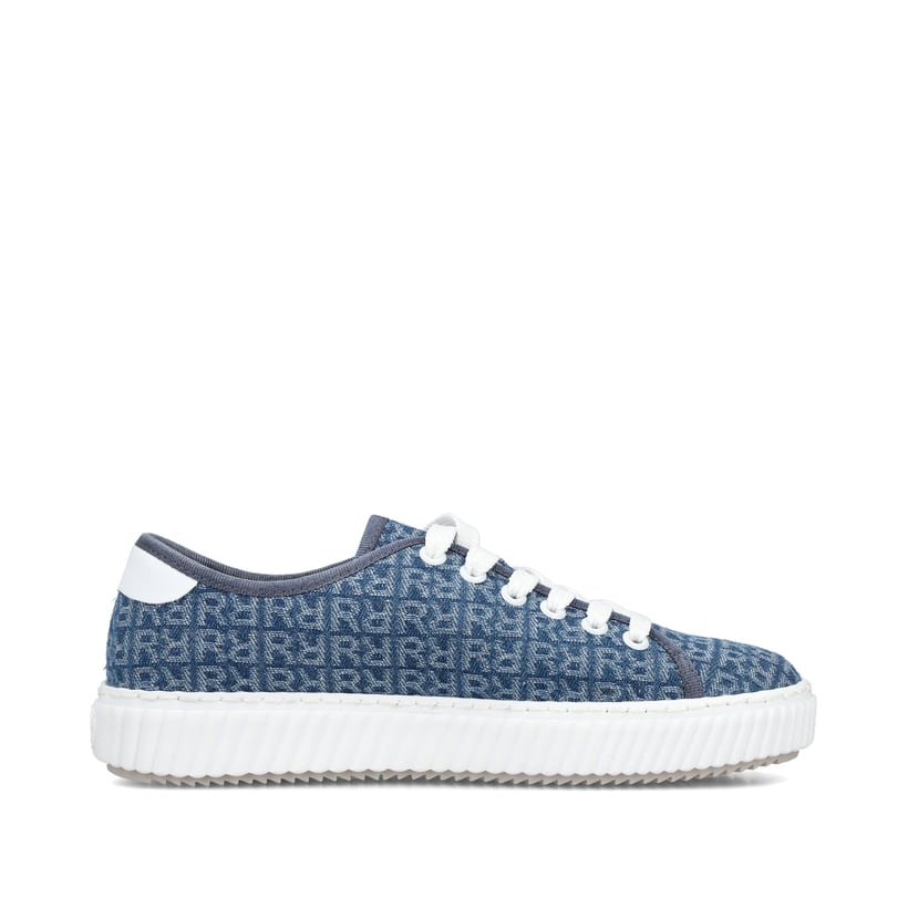 Rieker Artikelnummer M3926-14 Rieker Damen Sneaker Low schieferblau Cyber Monday