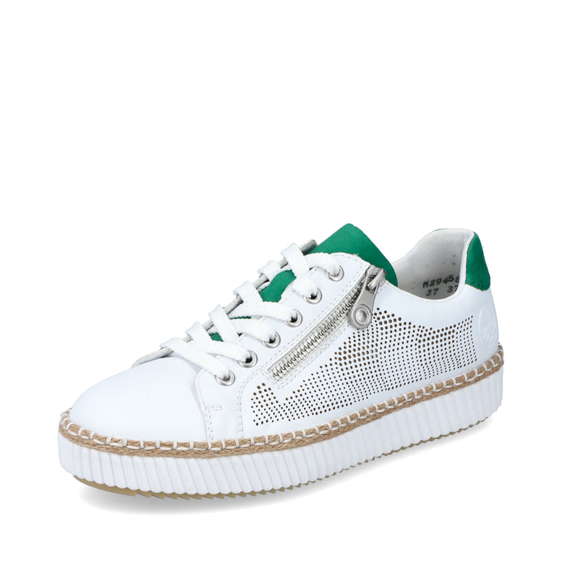 Rieker Artikelnummer M2945-80 Rieker Damen Sneaker Low eisweiss Weihnachtsangebot