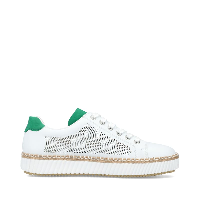 Rieker Artikelnummer M2945-80 Rieker Damen Sneaker Low eisweiss Weihnachtsangebot