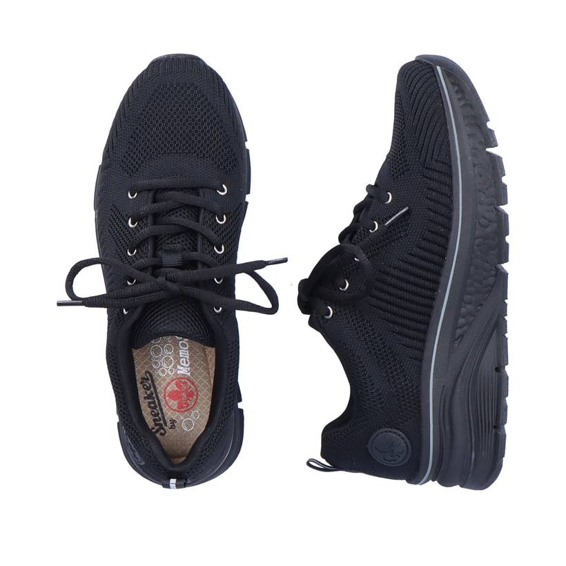 Rieker Artikelnummer 48022-00 Rieker Damen Sneaker Low tiefschwarz Muttertagsangebot