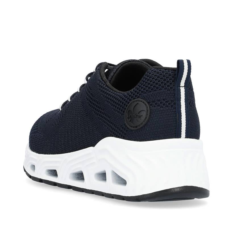 Rieker Artikelnummer N5222-14 Rieker Damen Sneaker Low stahlblau Jubiläumsangebot