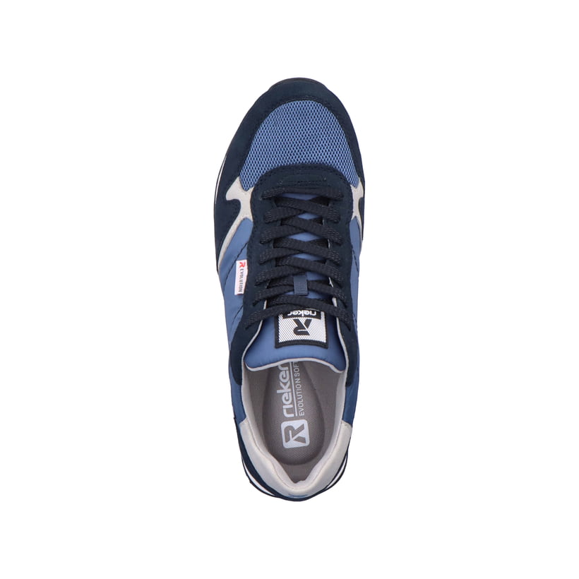 Rieker Artikelnummer U0300-14 Rieker Herren Sneaker Low ocean blue Top Angebot