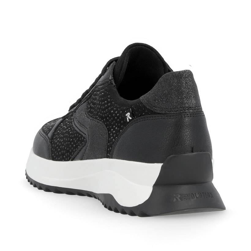 Rieker Artikelnummer W1304-00 Rieker Damen Sneaker Low carbon Blitzangebot