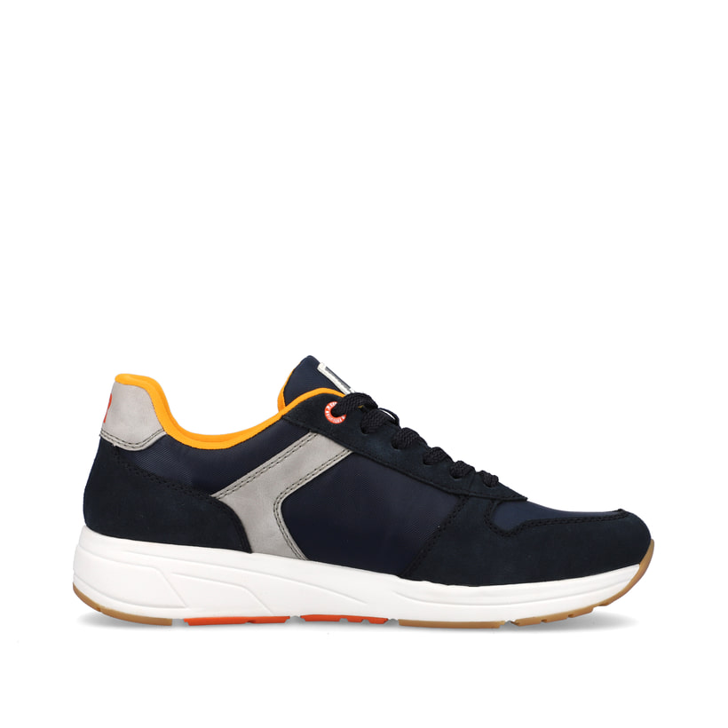 Rieker Artikelnummer 07002-14 Rieker Herren Sneaker Low navy-blue steel-grey Neuheiten
