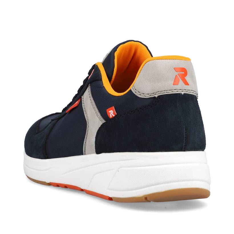 Rieker Artikelnummer 07002-14 Rieker Herren Sneaker Low navy-blue steel-grey Neuheiten