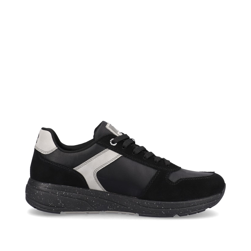 Rieker Artikelnummer 07002-00 Rieker Herren Sneaker Low carbon-black silver-grey Saisonale Angebote