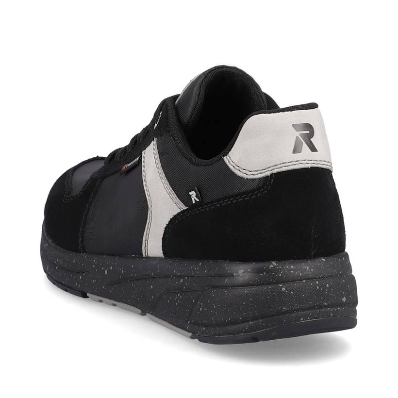 Rieker Artikelnummer 07002-00 Rieker Herren Sneaker Low carbon-black silver-grey Saisonale Angebote