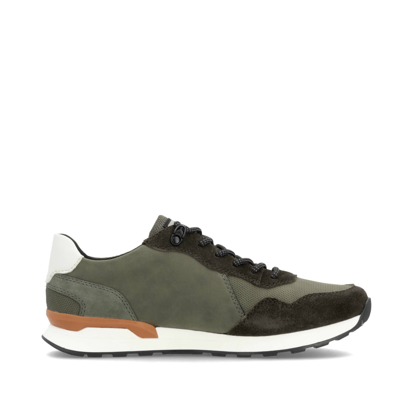 Rieker Artikelnummer U0310-54 Rieker Herren Sneaker Low grünbraun-schwarz Räumungsverkauf