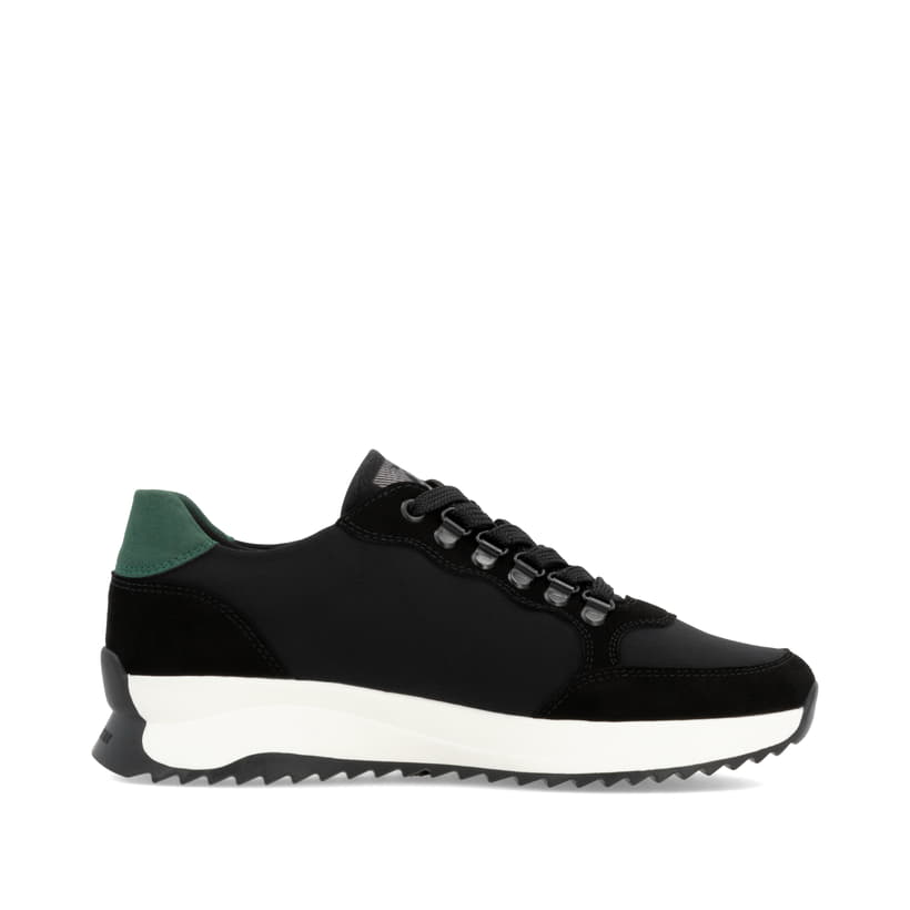 Rieker Artikelnummer W1305-00 Rieker Damen Sneaker Low asphaltschwarz Kauf eins, bekomm eins gratis