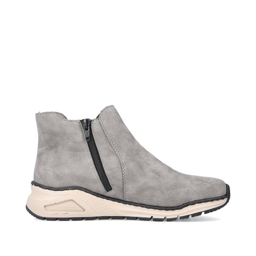 Rieker Artikelnummer M4944-40 Rieker Damen Chelsea Boots silbergrau Tiefpreis