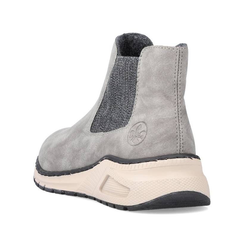 Rieker Artikelnummer M4944-40 Rieker Damen Chelsea Boots silbergrau Tiefpreis