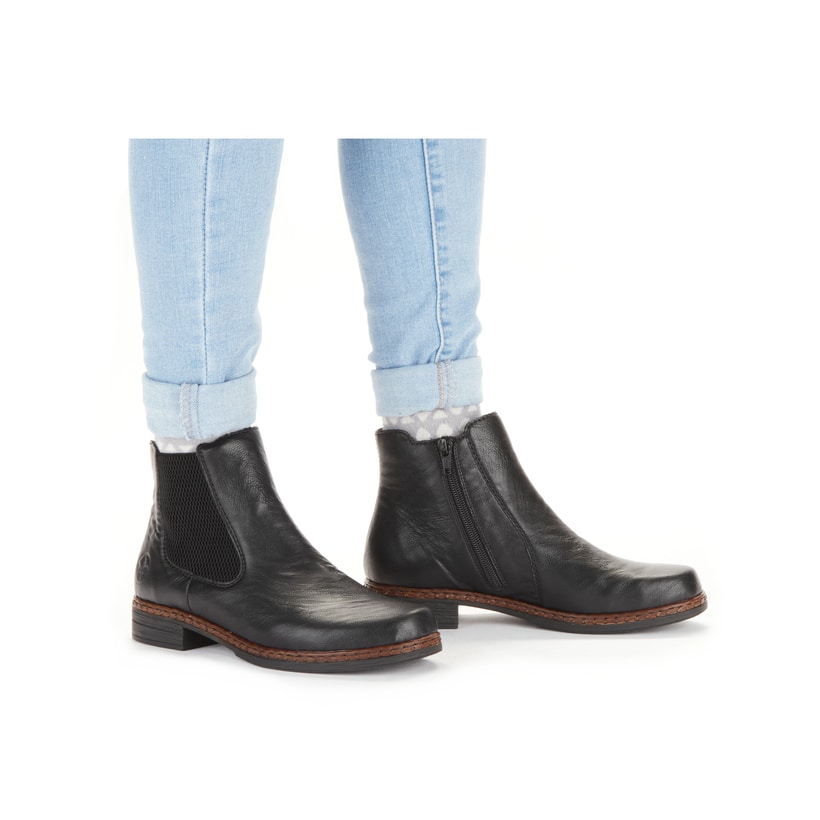Rieker Artikelnummer 75170-00 Rieker Damen Chelsea Boots nachtschwarz Super Sparpreis
