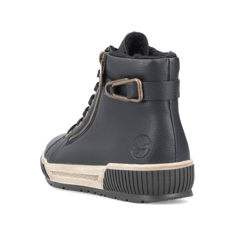 Rieker Artikelnummer N0708-00 Rieker Damen Schnürstiefel asphaltschwarz JETZT KAUFEN