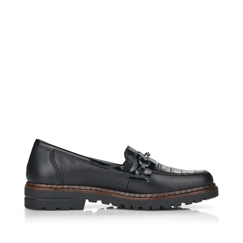 Rieker Artikelnummer 54862-01 Rieker Damen Loafer graphitschwarz Letzte 2 Tage