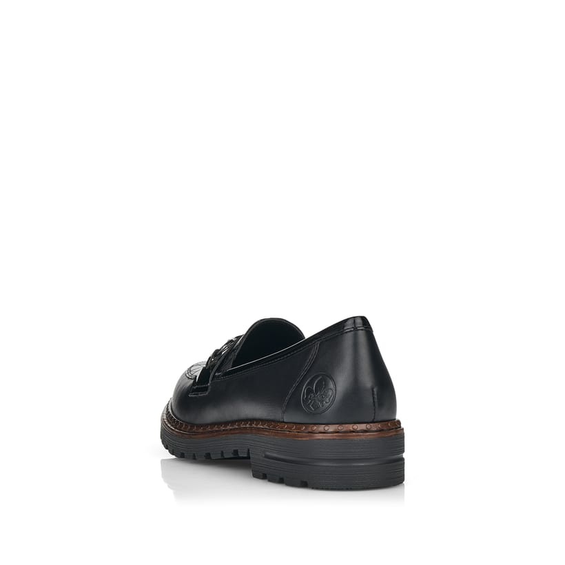 Rieker Artikelnummer 54862-01 Rieker Damen Loafer graphitschwarz Letzte 2 Tage