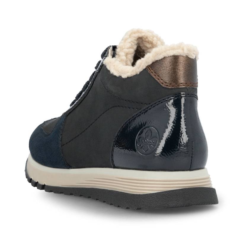 Rieker Artikelnummer 49004-14 Rieker Damen Schnürschuhe marineblau Letzter Tag