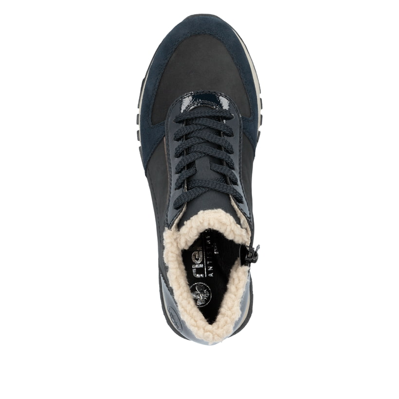 Rieker Artikelnummer 49004-14 Rieker Damen Schnürschuhe marineblau Letzter Tag