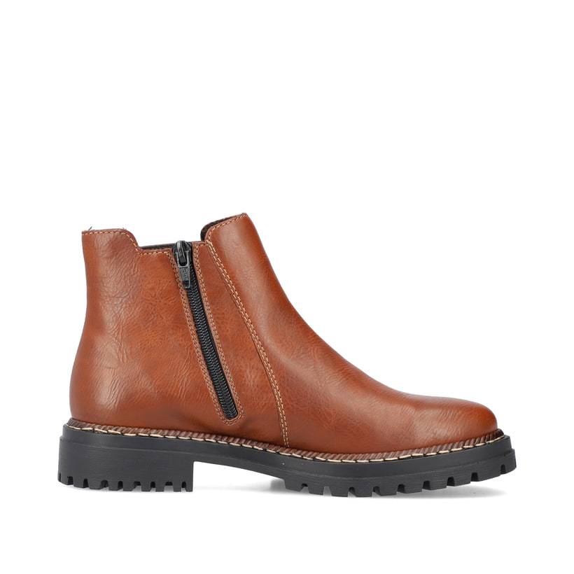 Rieker Artikelnummer 52051-23 Rieker Damen Chelsea Boots fuchsbraun Zeitbegrenzte Promotion