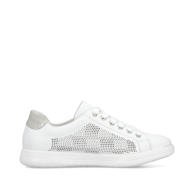 Rieker Artikelnummer 45606-80 Rieker Damen Sneaker Low reinweiss Vierteljährliche Förderung