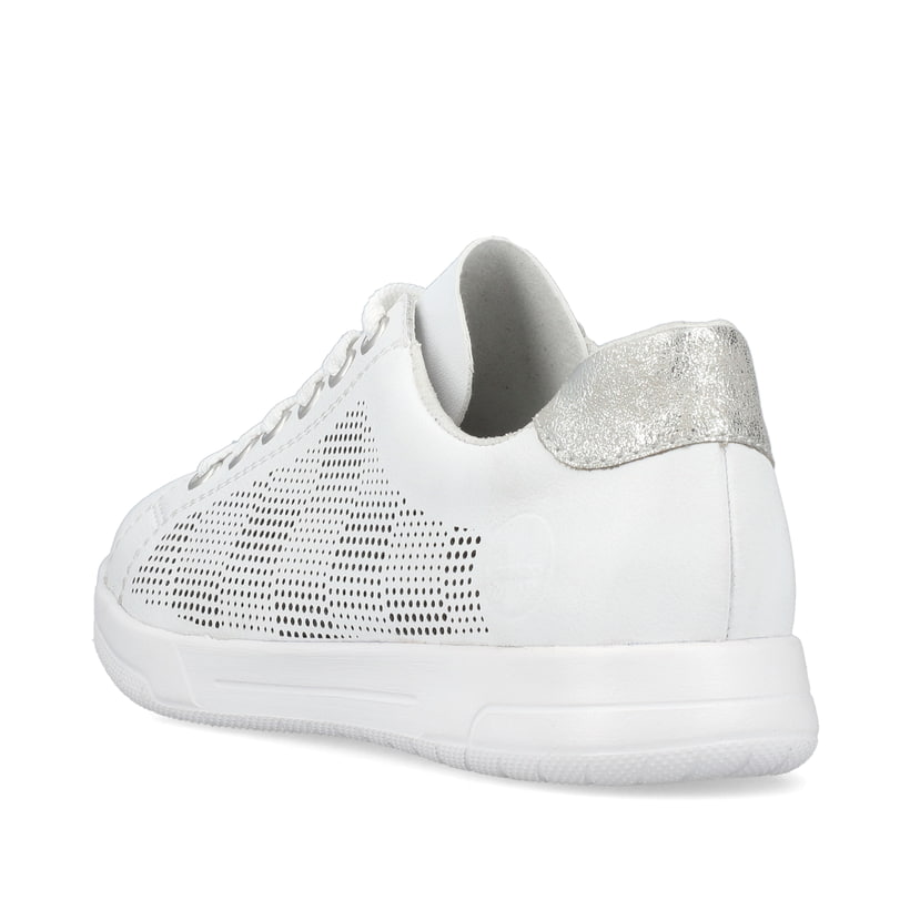 Rieker Artikelnummer 45606-80 Rieker Damen Sneaker Low reinweiss Vierteljährliche Förderung