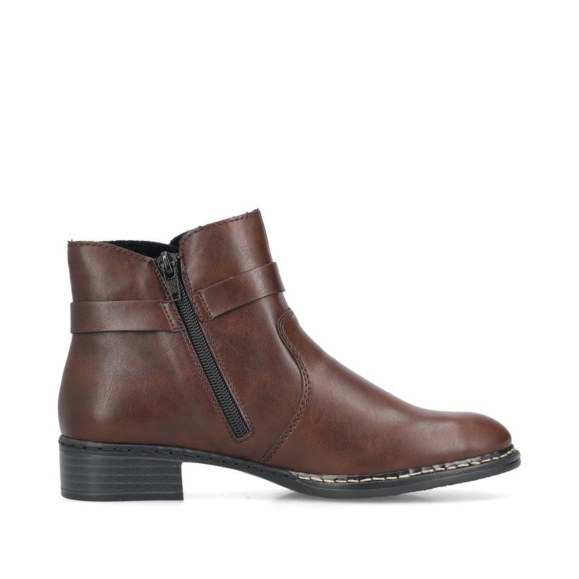Rieker Artikelnummer 73487-25 Rieker Damen Stiefeletten schokobraun 50% Rabatt mit kostenlosem Versand