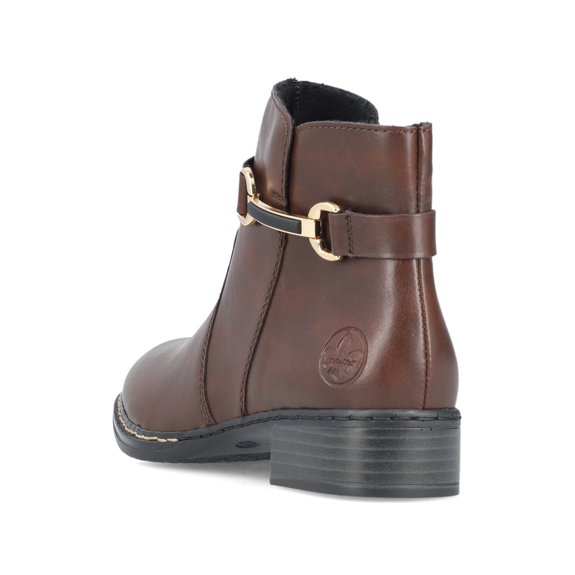 Rieker Artikelnummer 73487-25 Rieker Damen Stiefeletten schokobraun 50% Rabatt mit kostenlosem Versand