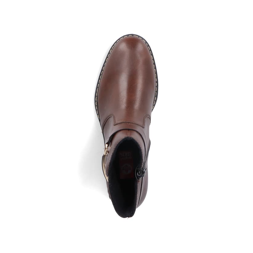 Rieker Artikelnummer 73487-25 Rieker Damen Stiefeletten schokobraun 50% Rabatt mit kostenlosem Versand