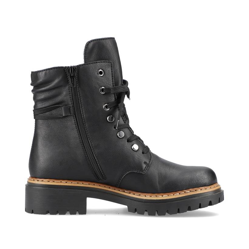 Rieker Artikelnummer 72621-00 Rieker Damen Biker Boots tiefschwarz Kostenloser Versand international