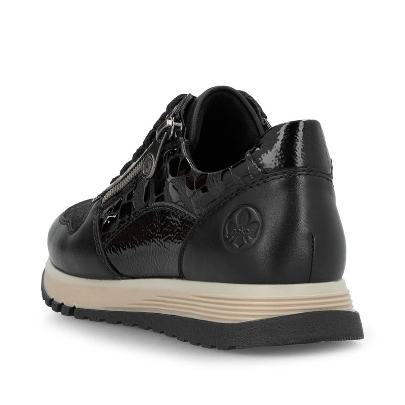Rieker Artikelnummer 49003-00 Rieker Damen Sneaker Low urbanschwarz Begrenzt auf 3 Tage