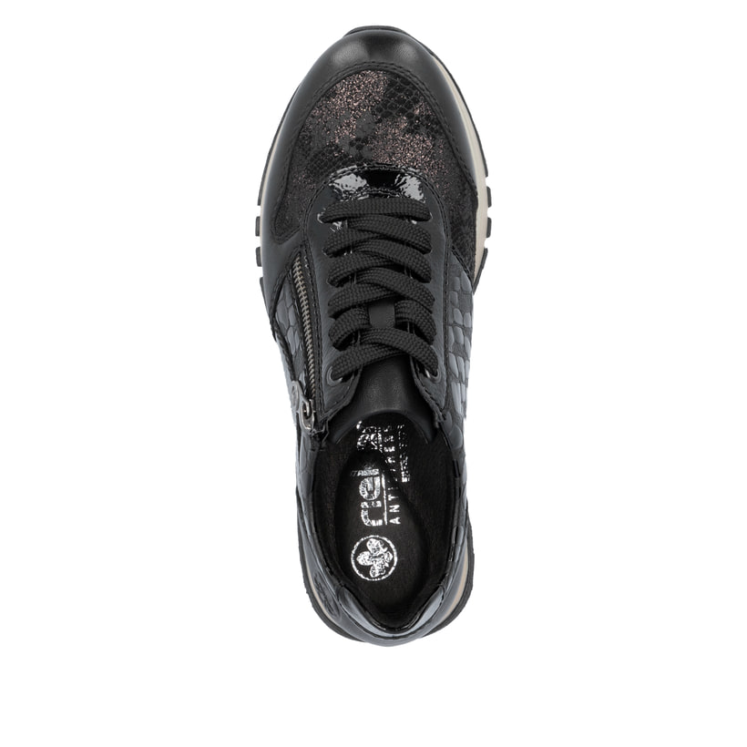 Rieker Artikelnummer 49003-00 Rieker Damen Sneaker Low urbanschwarz Begrenzt auf 3 Tage