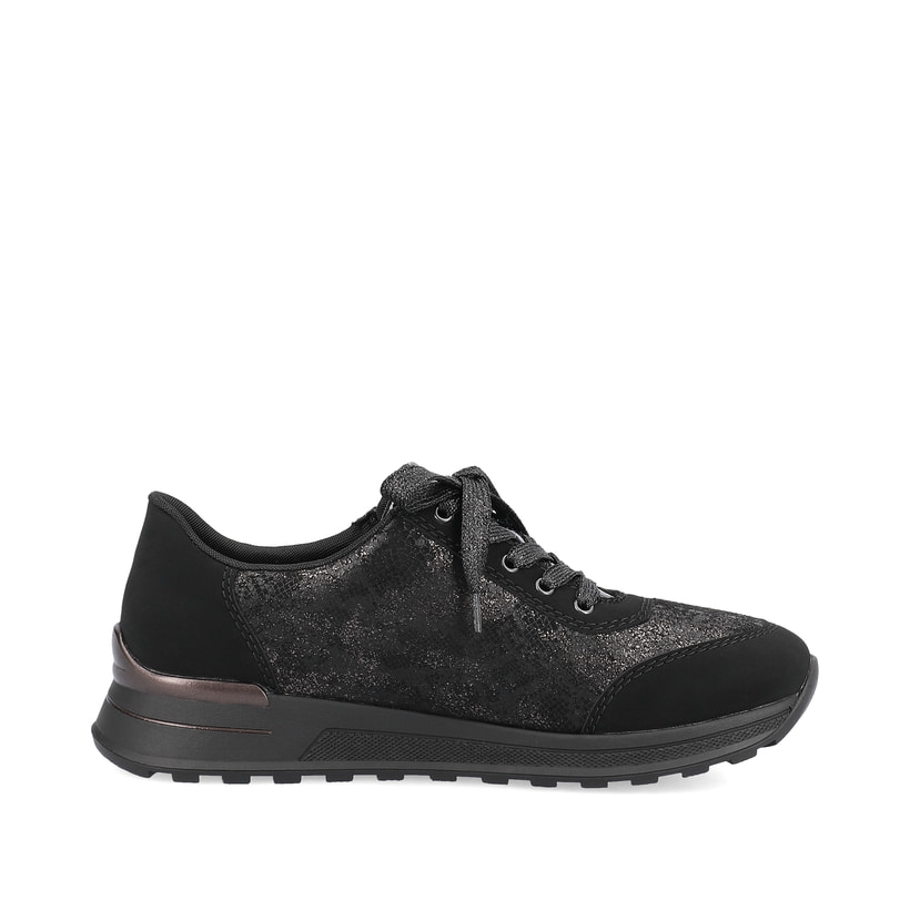 Rieker Artikelnummer N1411-90 Rieker Damen Sneaker Low nachtschwarz Black Friday Preise
