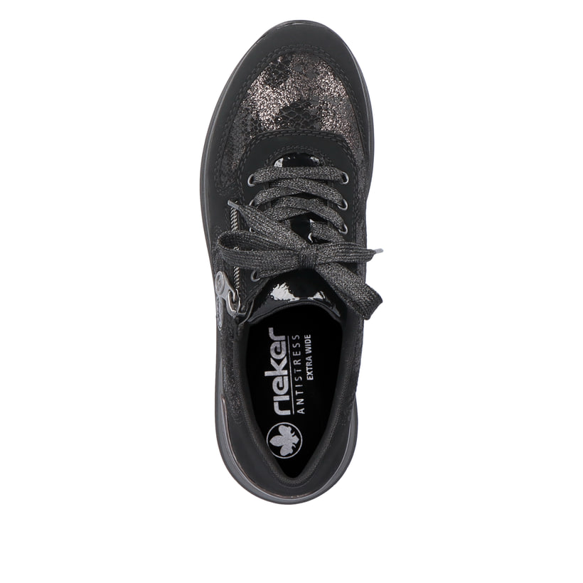 Rieker Artikelnummer N1411-90 Rieker Damen Sneaker Low nachtschwarz Black Friday Preise