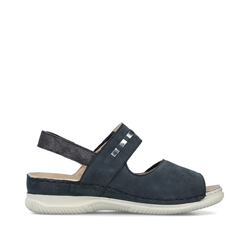 Rieker Artikelnummer V7473-14 Rieker Damen Riemchensandalen stahlblau zollfrei