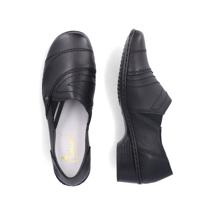 Rieker Artikelnummer 48260-01 Rieker Damen Slipper nachtschwarz 2025