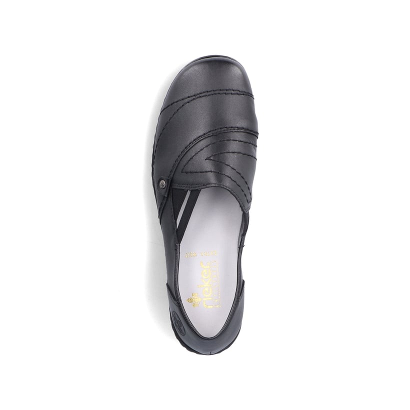Rieker Artikelnummer 48260-01 Rieker Damen Slipper nachtschwarz 2025