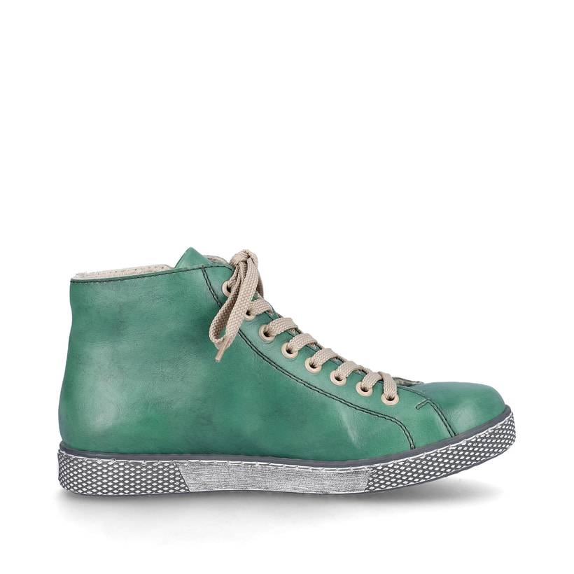 Rieker Artikelnummer Z1221-53 Rieker Damen Schnürschuhe smaragdgrün im Angebot