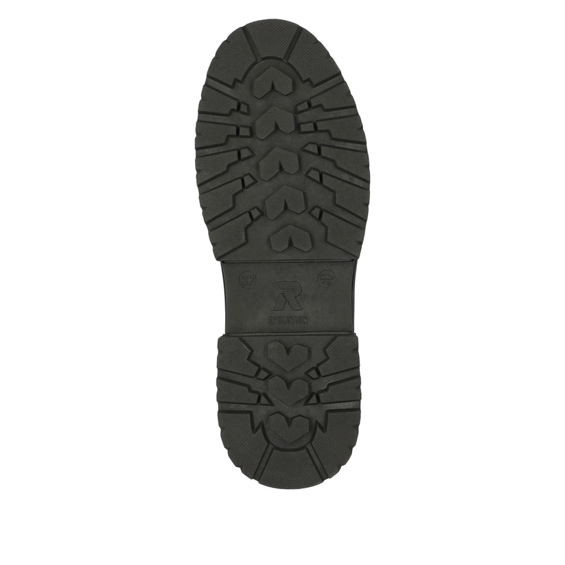Rieker Artikelnummer W0371-52 Rieker Damen Schnürstiefel army-green black Schlussverkauf